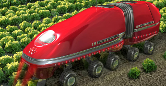 The farming machine knows to cultivate and harvest automatically