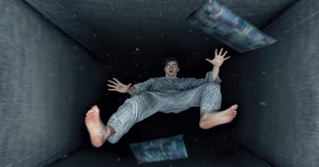 The feeling of being pushed down from above when sleeping and the solution makes you