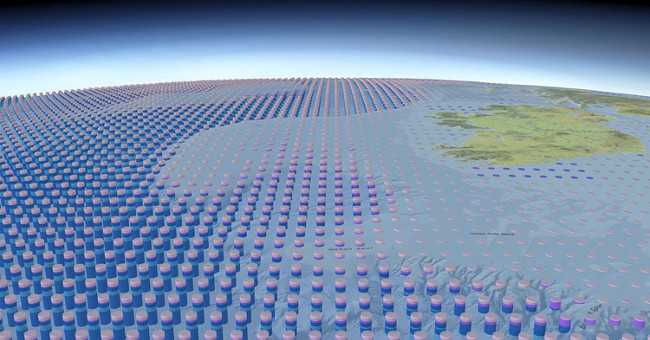 The first 3D map sheet redraws the entire ocean on Earth