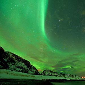 The first aurora in the year