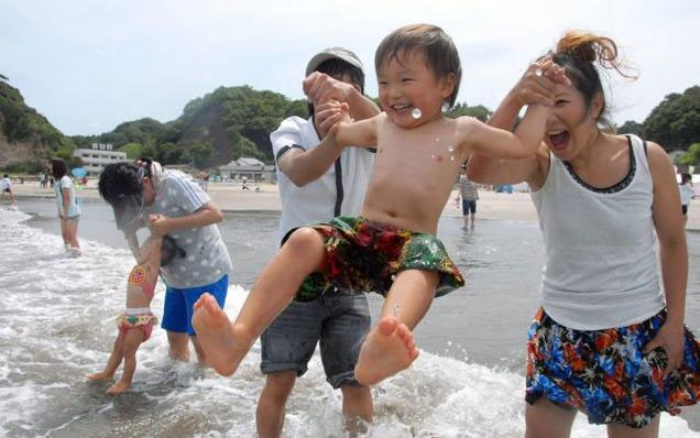 The first beach in Fukushima opened after the disaster