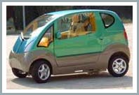The first car runs by air