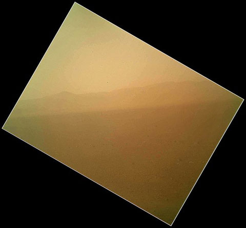 The first color image from Mars