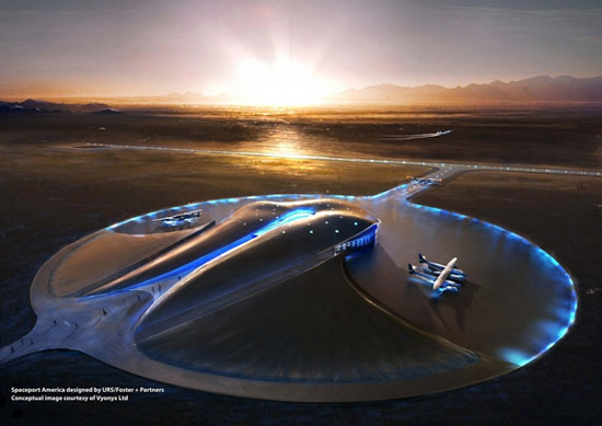The first commercial space port is about to be completed