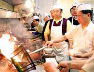 The first cooking robot in China