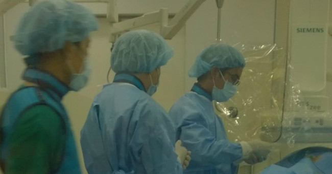 The first county hospital successfully treated liver tumors