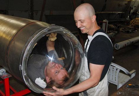 The first homemade rocket is about to be launched into space