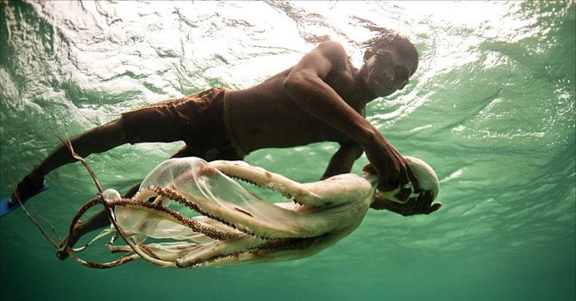 The first human race evolved to dive 70 meters deep