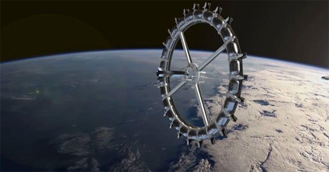 The first human space hotel opened in 2025
