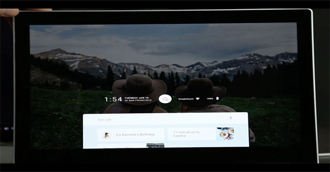 The first image of Google's new Fuchsia operating system