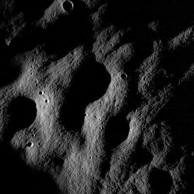 The first images in the process of mapping the surface of the Moon