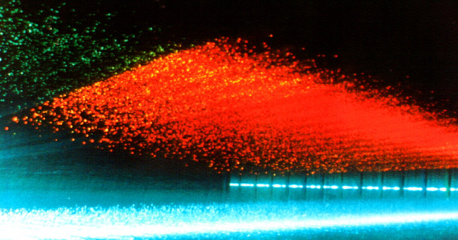 The first laser produced from water and light