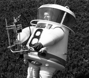 The first outfit for the Moon astronaut