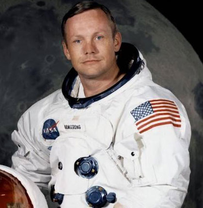 The first person set foot on the moon died