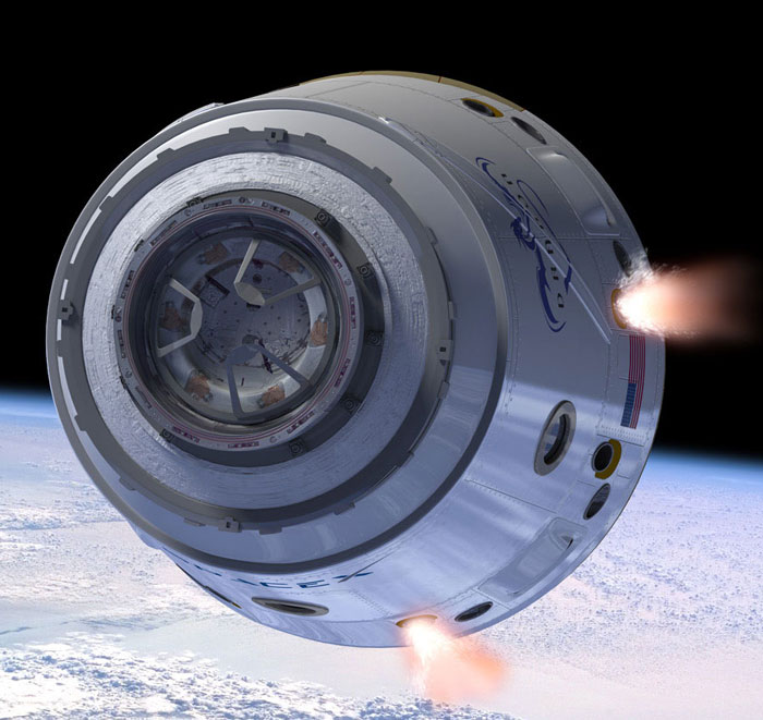 The first private spaceship is about to take off