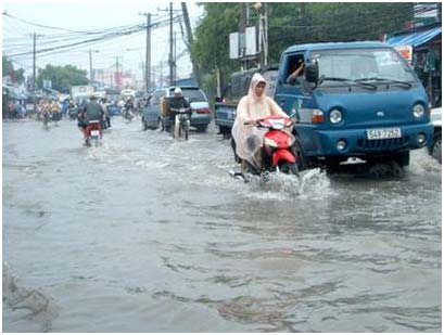 The first rainy season was flooded