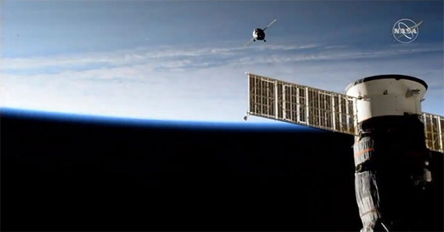 The first robot astronaut drove a space ship to the ISS station