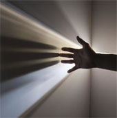 The first time slow down the speed of light