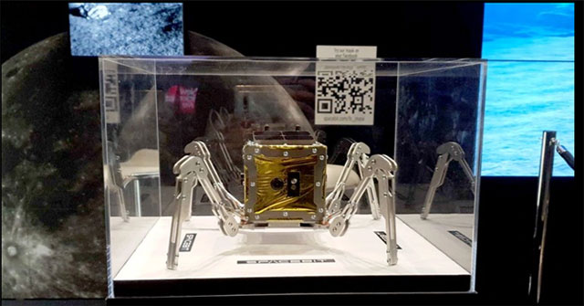 The first UK self-propelled vehicle on the Moon was a 4-legged robot