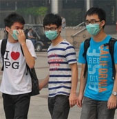 The first victim died of dust and smoke in Malaysia