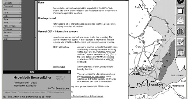 The first website in the world is 25 years old