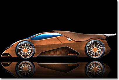 The first wooden car in the world