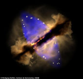 The formation of the star is 300 times brighter than the Sun.