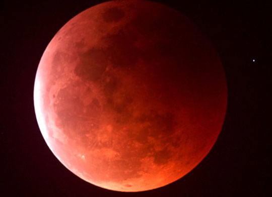 The full moon actually appeared in Ireland