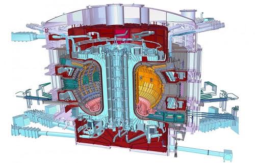 The fusion furnace has a magnetic field 100,000 times stronger
