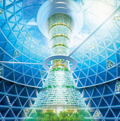 The future underwater city of Japan