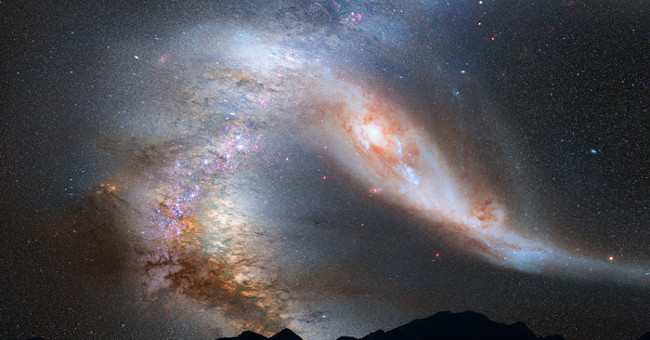 The galaxy rushes towards Earth at a speed of 400,000 km / h