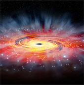 The galaxy's giant black hole