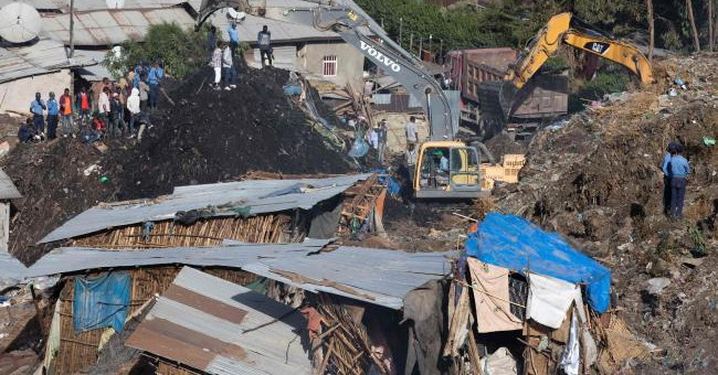 The garbage mountain landslide in Ethiopia: The number of people killed increased to 48