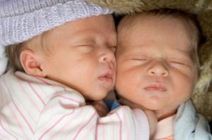 The gender war took place before the twins were born