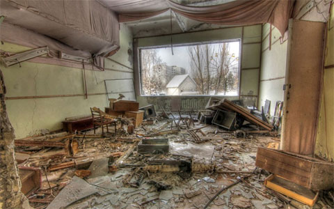 The ghost town near Chernobyl