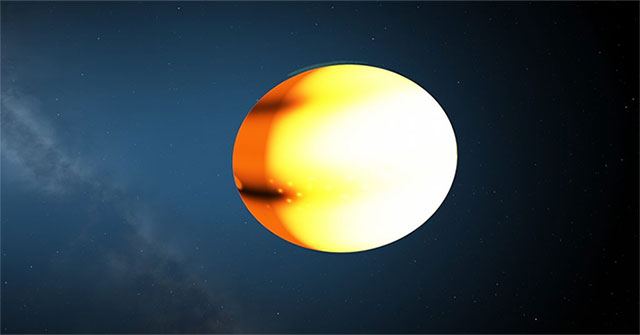 The giant gas planet only takes 18 hours to orbit the host star
