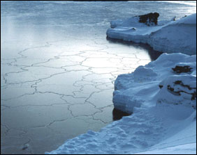 The global warming makes the next ice age slow