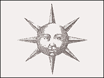 The golden sun is made of chip manufacturing technology