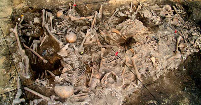 The gruesome grave reveals the massacre of the Mongol army when attacking Europe