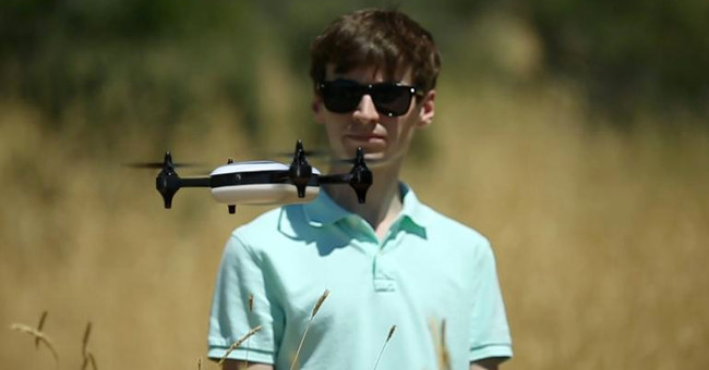 The guy made a drone that flew very fast, and recorded 4K videos