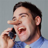 The habit of lying formed from living environment?