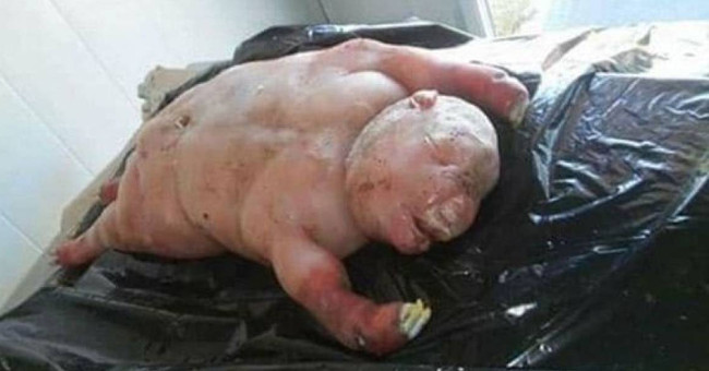 The half-human and half-sheep creature confuses South African villagers