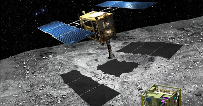 The Hayabusa 2 probe is on its way to reach the JU3 Ryugu meteorite