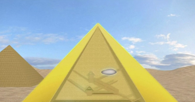 The hidden room in the Great Pyramid may contain the pharaoh's throne