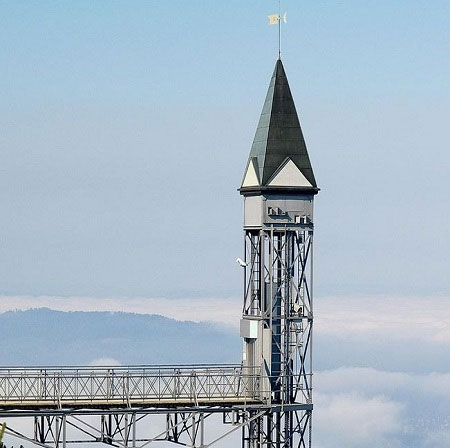 The highest outdoor elevator in Europe