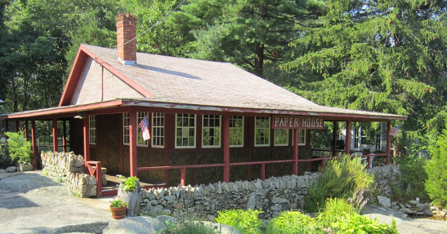 The house made from newspaper does not rot after hundreds of years