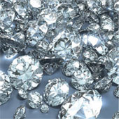 The huge diamond treasure is