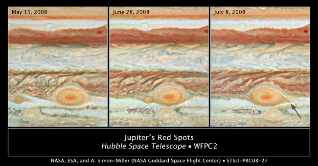 The image of a giant storm suspects Jupiter's aliens