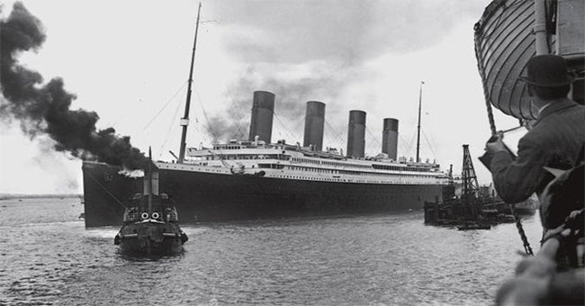 The images of the wreck of the Titanic at a depth of 4,000m under the sea have just been taken