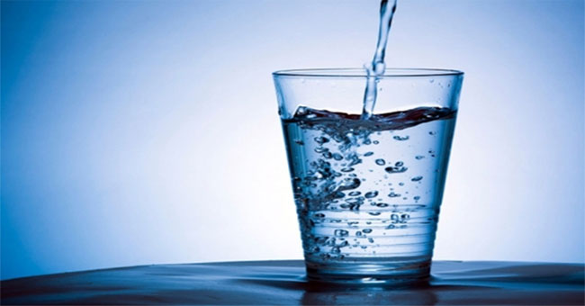 The ingredients are hidden in a glass of water